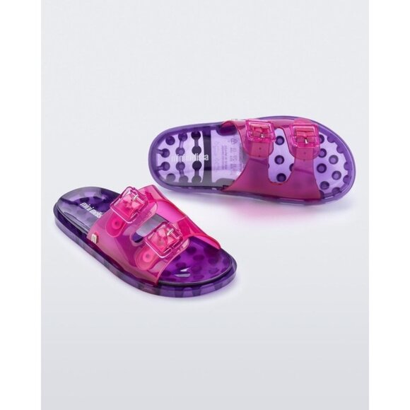 Mini Melissa Wide Slide urple Slip ons Sandals Size US1 - Picture 4 of 13